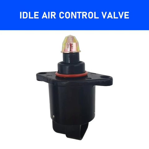 Direct Swap Idle Speed Control Valve And Throttle Stepper Motor That Locks In Smooth Engine Idling And Keeps Rpm Rock Solid So Your Rig Runs Like A Champ While Ditching Oem 90380 10526 Is Easy As Pie, showing a black idle air control valve with a red seal.