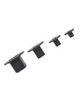 Premium Low Impact Socket Adapter Set For Tight Spots With Magnetic Drive And Easy Access Reducing Tools That Make Auto Repair A Breeze Every Single Time, 4 black adapters
