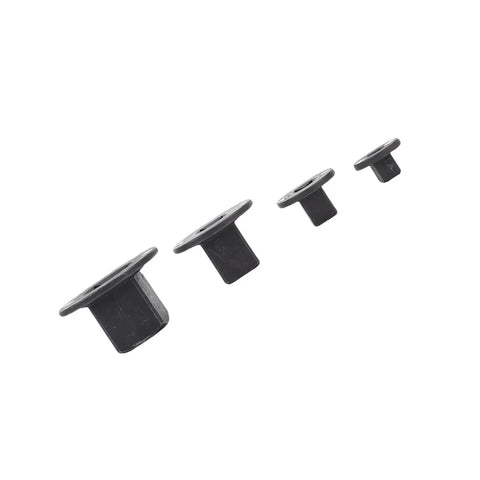 Premium Low Impact Socket Adapter Set For Tight Spots With Magnetic Drive And Easy Access Reducing Tools That Make Auto Repair A Breeze Every Single Time, 4 black adapters