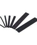 Premium Multisize Heat Shrink Tubing Kit Made From Tough Polyethylene For Awesome Electrical Insulation And Cable Protection Against High Temps In Any Wiring Job, assorted black tubes
