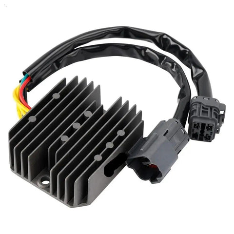 Bad Ass 12 Volt Ignition Control Unit For Outboard 4HP To 25HP Rig Drop In Swap Works Without Any Added Relay Plug And Play Ignite Run Kill System Handles Trim And Start Commands Run Like New Fits Tiller Remote Cowls Real Deal Good To Go black finned aluminum unit with wiring harness and connectors