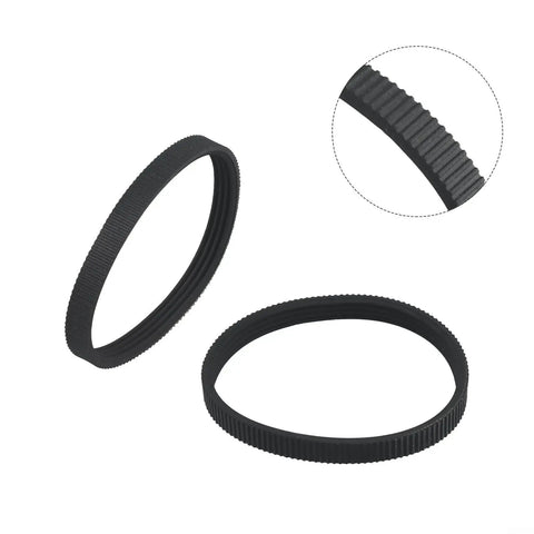 2 Pack Rubber Planer V-Drive Belt 1911B Double Cog, Reduces Clutch Heat For Electric Planers, Flywheel Replacement, Black, 268mm Perimeter