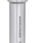 Accusize HSS corner rounding end mill with 1/2 in shank and 5/8 in cutter diameter