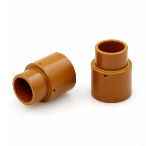 Precision Plasma Air Diffuser 13788 Fits Eastwood Versa 40A And Pro 70, two heat-resistant brown polymer parts.
