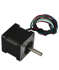 35x35mm Frame Stepper Motor 1.8 Degree Nema 14, 0.8A, 18N.cm Holding Torque, 34mm Length, 5mm Shaft, Great for 3D Printers, CNC Machines, Engraving and Automation, For Makers and DIYers black stepper motor with multicolor wires