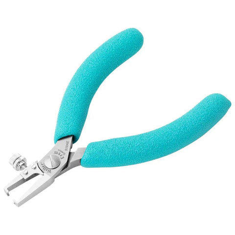 Fine Adjustable Wire Stripper For 18 To 30 AWG With Side Cutting Blade And Replaceable Cutting Edge Four And Three Quarter Inch Length