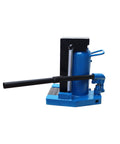 Heavy Duty Hydraulic Toe Jack 30 Ton Upper 15 Ton Toe Air Powered Steel Rig with pump handle for auto repair and railway use.