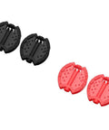 2 Pair Toddler Tricycle Pedals Replacement Five Sixteenth Inch Spindle Axle Kid Friendly Trikes, Flat Pedals, Black And Red