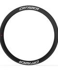 Carbon Rim 700C 30mm Depth Tubeless Ready Wheel Rim For CX Gravel Road Bikes, 30mm Wide, Matte Glossy Paintless Finish