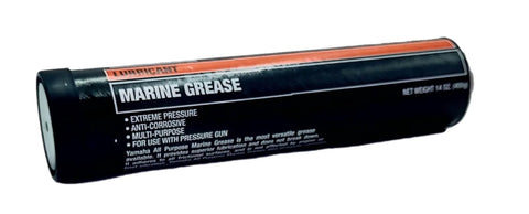 Side view of All Purpose Marine Grease 14.1 Oz Tube Cartridge OEM ACC-GREAS-14-CT, labeled for extreme conditions and corrosion prevention.
