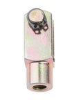 Beefy Clevis Y Joint Link For Pneumatic Cylinder M8x1.25 Thread Fits 20mm Bore Air Cylinders Rod Piston Connector Durable Metal Hardware For Industrial Pneumatics, front view