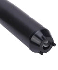 Black nozzle piece for Cordless Portable Fuel Transfer Pump Battery Operated Gasoline Extractor Heavy Duty Liquid Mover.