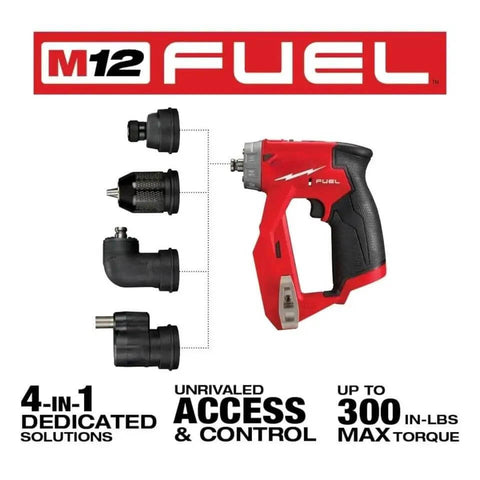 Slick 4In1 Compact Installation Drill Driver Rig With Boss Level Torque And Versatile Attachment Kits For Any Trade Hustle Or Weekender Diy Project Bare Tool featuring multiple attachment heads.