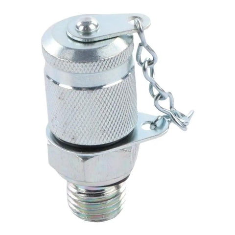 Must-Have Excavator Hydraulic Pressure Testing Adapter Kit For Shop Work And On-Site Diagnostics With Ten Piece Brass Seal Set Featuring M14 Npt Unf M10 And G1/8 Fittings To Safely Attach Gauges And Troubleshoot Failures Like A Pro. brass hydraulic test adapter with chain and threaded fitting