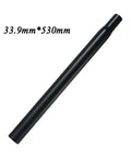 Adjustable Aluminum Bike Seat Post For Mountain And Road Bikes Fits Diameters 33.9 Mm Length 530 Mm Black Alloy