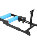 Indoor Bike Roller Resistance Trainer Foldable Anti Slip Platform For 24 To 29 Inch Bikes Detachable Stand