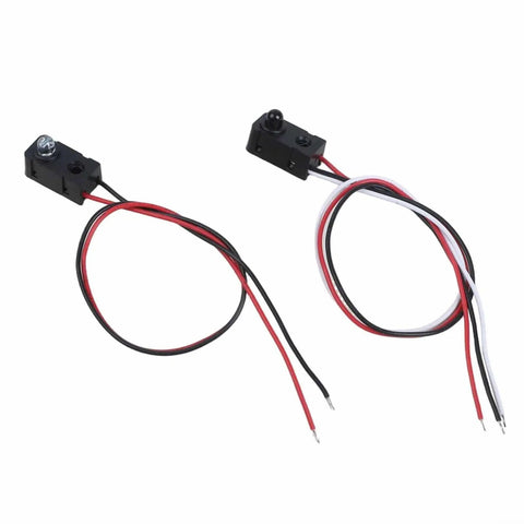 Through Beam Infrared Photoelectric Switch for Industrial Automation, Detect Objects From 2 To 30 Cm With 2ms Turbo Response, DC 5V NPN Output, Black Finish, 1 Pair