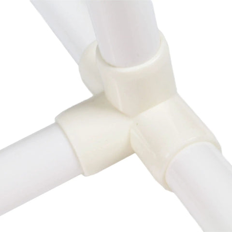 Close-up of sturdy stand joint on Adjustable Dog Agility Bar Jump For Indoor Outdoor Training, 36 Inch Wide Hurdle