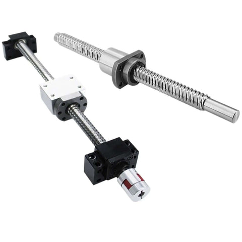 Huge 20mm SFE2020 Lead Ball Screw Kit With DSG2020 Nut Housing And BKBF15 Ends For Custom XYZ Axis Milling Projects At 450mm Length, CNC parts