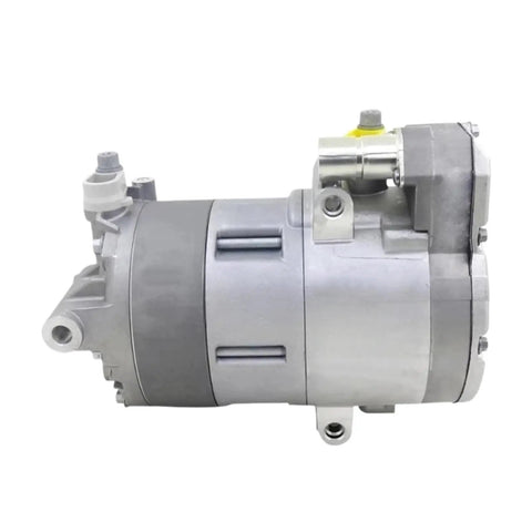 Premium Heavy Duty Electric AC Compressor For BMW i3 i8 X5 F15 12 Volt with smooth design and steel coating.