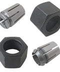 Dual Size Collet Kit With One Half Inch And One Quarter Inch Options For Router Models DW618B3 And MRC23EVSK Includes 326286-03