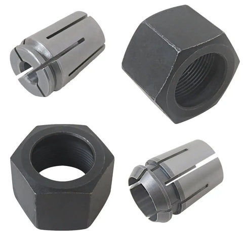 Dual Size Collet Kit With One Half Inch And One Quarter Inch Options For Router Models DW618B3 And MRC23EVSK Includes 326286-03