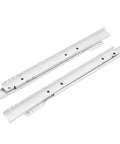 Heavy Duty Cabinet Drawer Slides With Smooth Ball Bearing Rollers Full Extension Track in 14 Inch Pair, set at angle