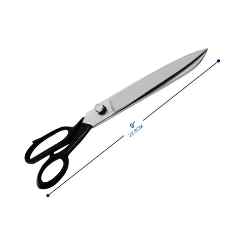Heavy Duty Tailor Scissors For Fabric Leather And More Cut Like Butter Industrial Grade Sewing Shears 9 Inch Carbon Steel Blades
