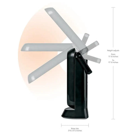 Folding Task Lamp With Multi Position Shade Portable Desk Light For Your Desk Setup Home Office Low Heat And Low Glare Fold Up Design