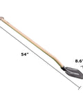 Ergo Digger T Handle Border Digging Tool With Forged Steel Head And Ash Hardwood Handle For Quick Precise Border Work dimensions