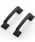 30 Pack Solid 3 Inch Center To Center Square Arch Cabinet Pulls Matte Black For Kitchen Cabinets Drawer Handles Hardware