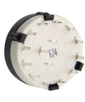 RS26 1P12T Selectable Band Rotary Channel Selector Single Deck Rotary Switch 12 Position Black Plastic And Metal Housing Built For Electronics Projects And Do It Yourself Radio Gear, white 12-position rotary switch