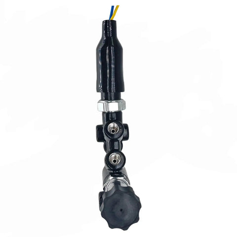 Beefed Up Universal Brake Proportioning Valve And Mounting Bracket Line Kit With Adjustable Dial Control, black finish.