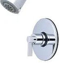 NuvoFusion Single Handle Pressure Balanced Tub And Shower Faucet In Polished Chrome For A Solid Bathroom Upgrade With Wall Mount Design