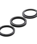 Three seals from Two Pack Rear Wheel Hub Bearing Assembly With Repair Kit For Impreza Forester Legacy AWD Models 1992-2007
