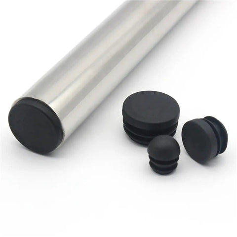 Adjustable Tube End Cap for Round Pipes 10 to 60mm Tough as Nails Heavy Duty Table Leg Dust Cover Protector Pads 50mm Size