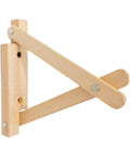 Wooden Heavy Duty Shelf Bracket Wall Mount Support For Bedroom And Living Room No Hassle Wire Routing Easy DIY Install