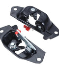 Heavy Duty Left And Right Tailgate Latch Levers With Striker Bolts Straight Bolt On Replacement For Chevy Silverado Gmc Sierra Cadillac Escalade 1999 To 2007, showcasing detailed black latch levers.
