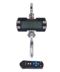 Orange Digital Crane Scale 2000kg 4400lb With Remote Hanging Scale, heavy duty 2 ton industrial crane scale, remote control shown