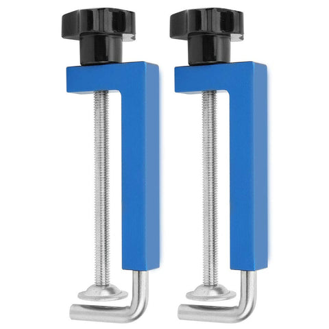 2 Pack 120mm Aluminum Alloy Flexible Clamps For DIY Woodworking And Carpentry Handy Rust Resistant Clamps For Table Saws