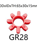 Heavy Duty Elastomer Urethane Buffer For Molds, Jaw Coupling Element Kit, 65x30x15mm, Industrial Grade Noise Dampening, 1 Piece