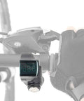 Portable Throttle Voltmeter For Electric Bikes And Scooters, Digital Voltage Display From 12V To 99V, mounted on handlebar
