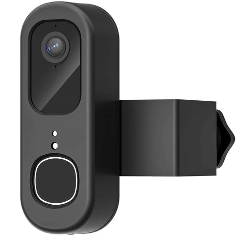 Anti Theft Doorbell Mount For Video Doorbell 2K Gen 2 No Drill Mounting Bracket Weatherproof Protection, front view