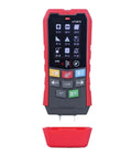 Top Shelf Digital Stud Finder And Wall Scanner Featuring Hella Accurate Wood Metal Detection Live AC Wire Alert And Precise Depth Measurement For Home Repair Essentials, showing front view with LCD and buttons.
