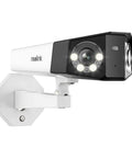 Outdoor Home PoE Security Camera System For Your Yard And Driveway With Dual Lens 150 Degree Field Of View 4MP And 2K Color Night Vision