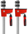 K-BODY REVOlution 12 Inch Parallel Clamps with Composite Plastic Handle and Three Inch Throat Depth Two-Pack for Glue-Ups