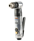 Right Angle Reversible Air Drill With Three Eighths Inch Keyed Chuck, 1800 RPM, 0.33 HP, Aluminum Housing For Durable Performance
