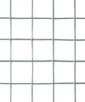 Close-up of quarter inch mesh welded wire fence for garden protection and small animal barriers, 23 gauge galvanized steel.