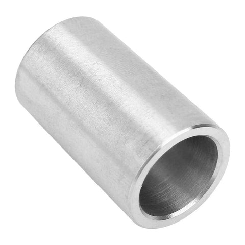 Stainless steel B12–B16 conversion sleeve for drill chucks; hollow cylindrical adapter.