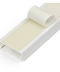 Rugged Cable Management Raceway With Adhesive Tape And Cover, 1 1/4 Inches Wide, 3 Feet Long, Hides Up To 12 Cables